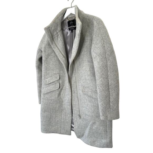 J.Crew Italian Stadium Cloth Wool Coat by Nello Gori Gray Size 2 - Picture 5 of 10